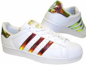 gold weiße superstars