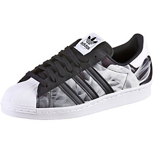adidas superstar schwarz mit blumen