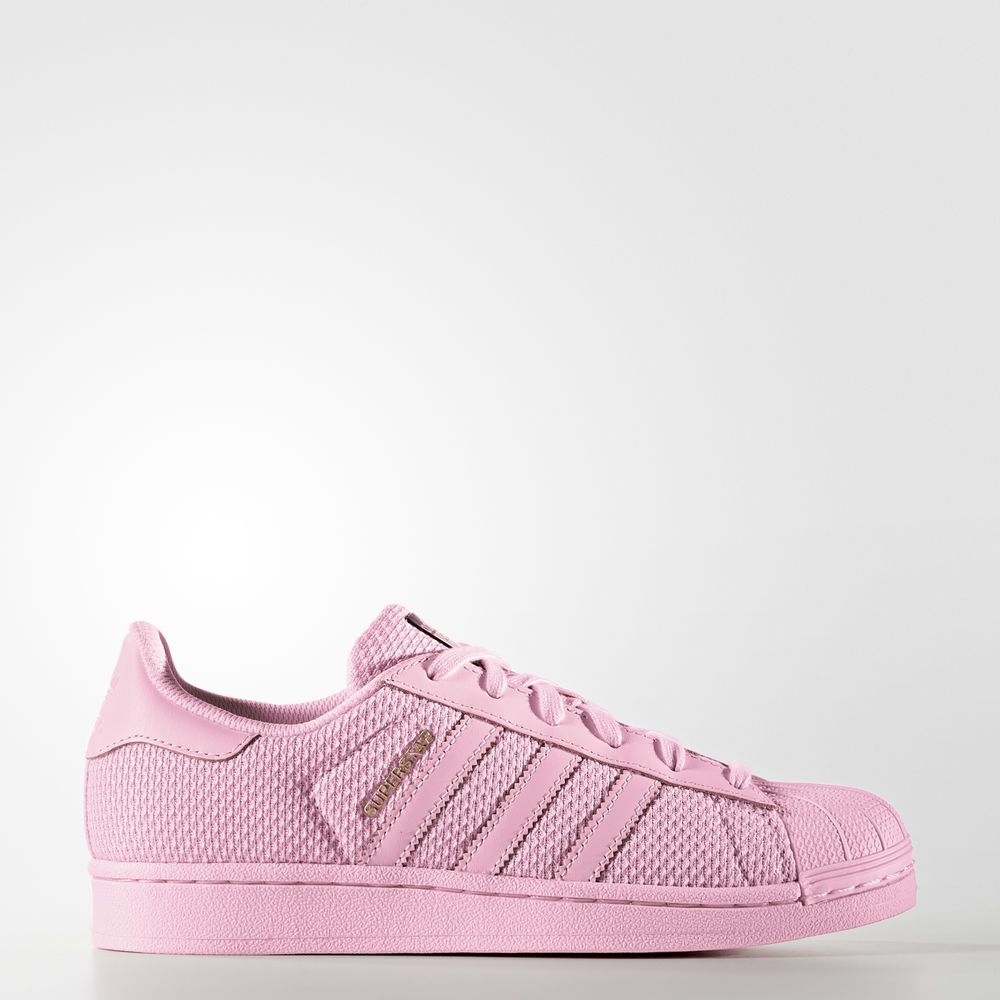 adidas superstar clear pink